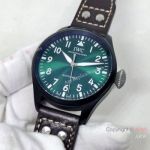 Best Quality IWC Big Pilot's Top Gun Automatic Watch Olive Green Face 43mm
